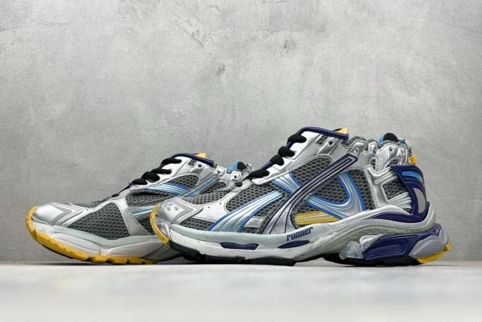 Balenciaga Runner Grey Blue Orange Aqua