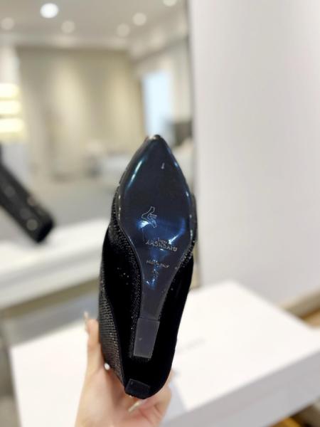 Givenchy Shark Lock Knee high Boots 3.5cm Women's Black