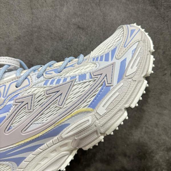 OFF WHITE Be Right Back Low top Casual Shoes White Blue