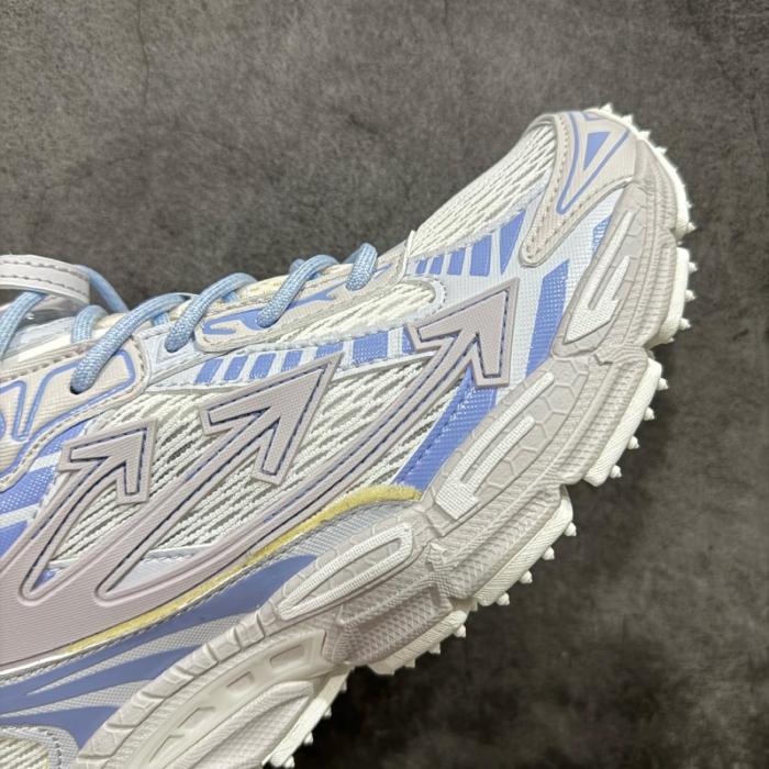 OFF WHITE Be Right Back Low top Casual Shoes White Blue