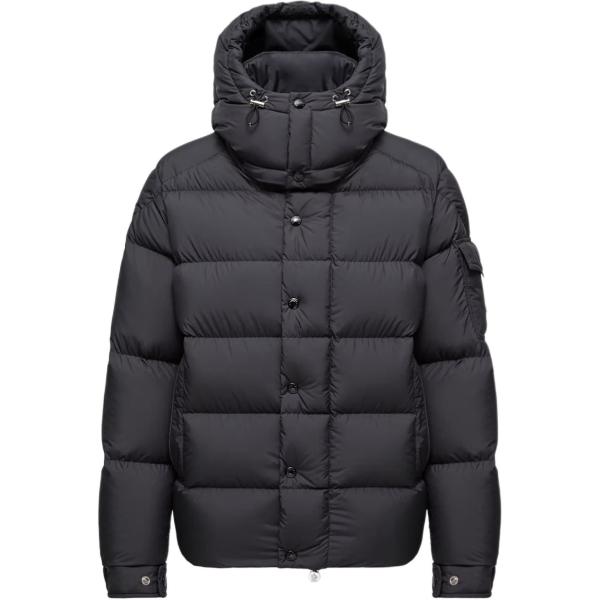 Moncler Logo Patch Zip-Up Padded Coat
