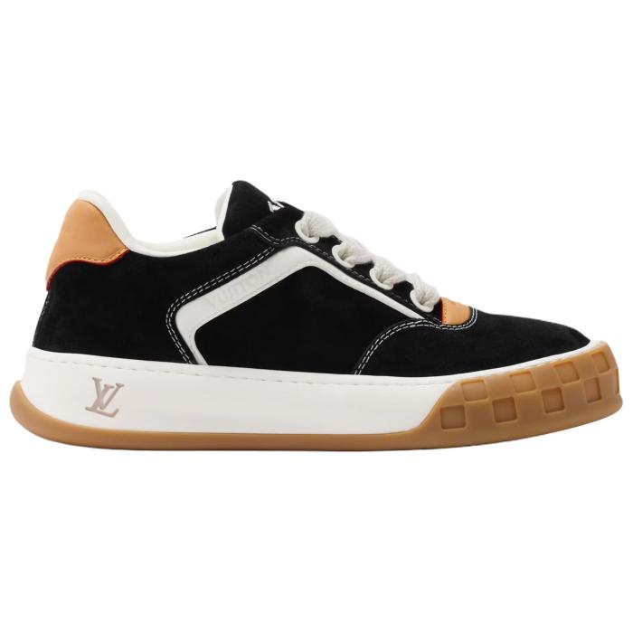 LOUIS VUITTON Tilted Low top Skateboard Shoes Men's Black