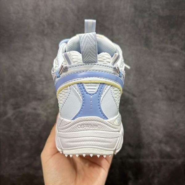 OFF WHITE Be Right Back Low top Casual Shoes White Blue