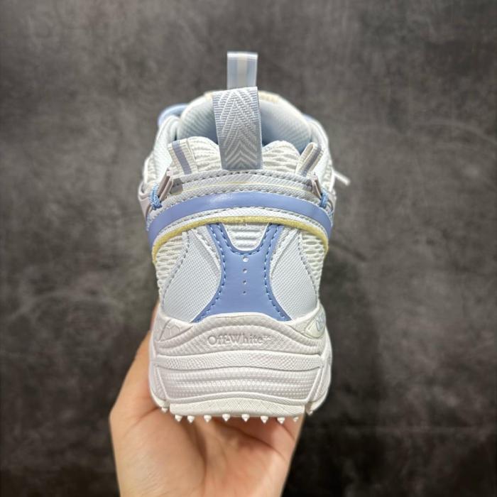 OFF WHITE Be Right Back Low top Casual Shoes White Blue