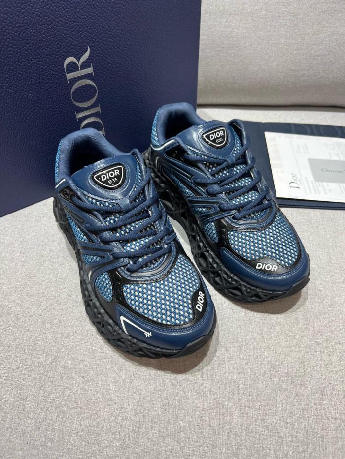 DIOR B35 NXXT Low top Casual Shoes Men's Blue