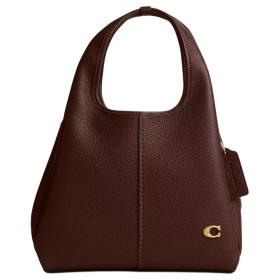 COACH Lana 23 Logo Plaque Shoulder Bag CM545-B4MPL size 22.23*13.97*17.78 cm