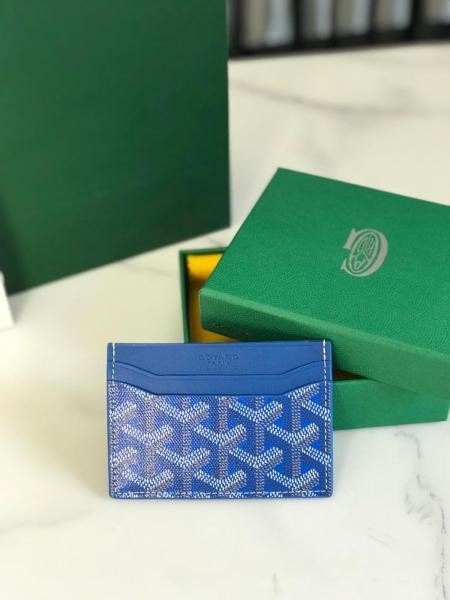 Wallet Goyard Saint Sulpice Sky Blue