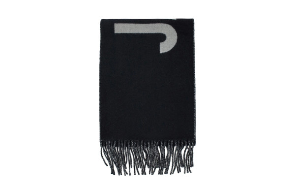 Jacquemus Logo Jacquard Fringed Edge Scarf