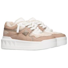 Valentino Garavani One Stud Lace-Up Sneakers