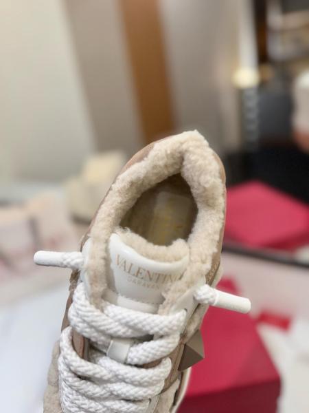 Valentino Garavani One Stud Lace-Up Sneakers