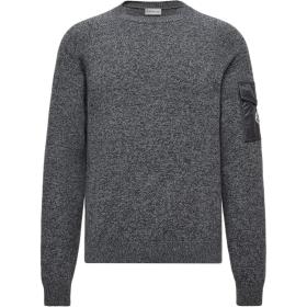 Moncler Logo Patch Crewneck Jumper