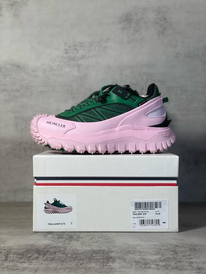 Moncler Trailgrip Gore-Tex Low Pink Green