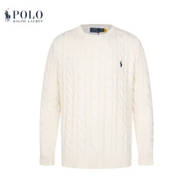 Polo Ralph Lauren Logo Embroidered Cable Knit Jumper