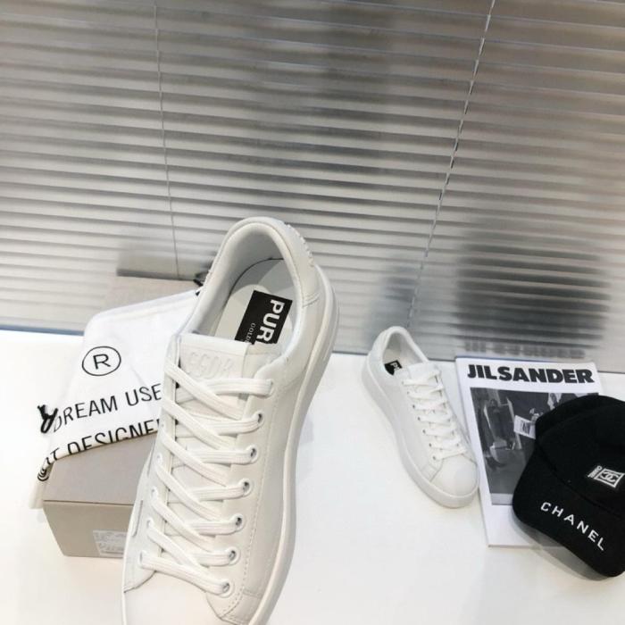 Golden Goose Purestar Stylish Skateboarding Shoes White