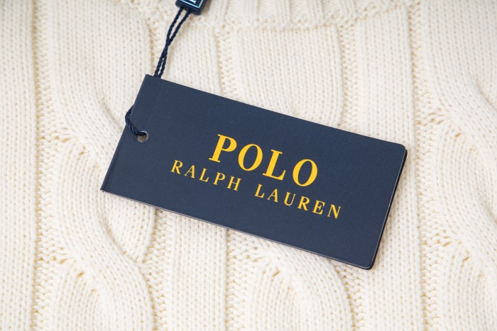 Polo Ralph Lauren Logo Embroidered Cable Knit Jumper