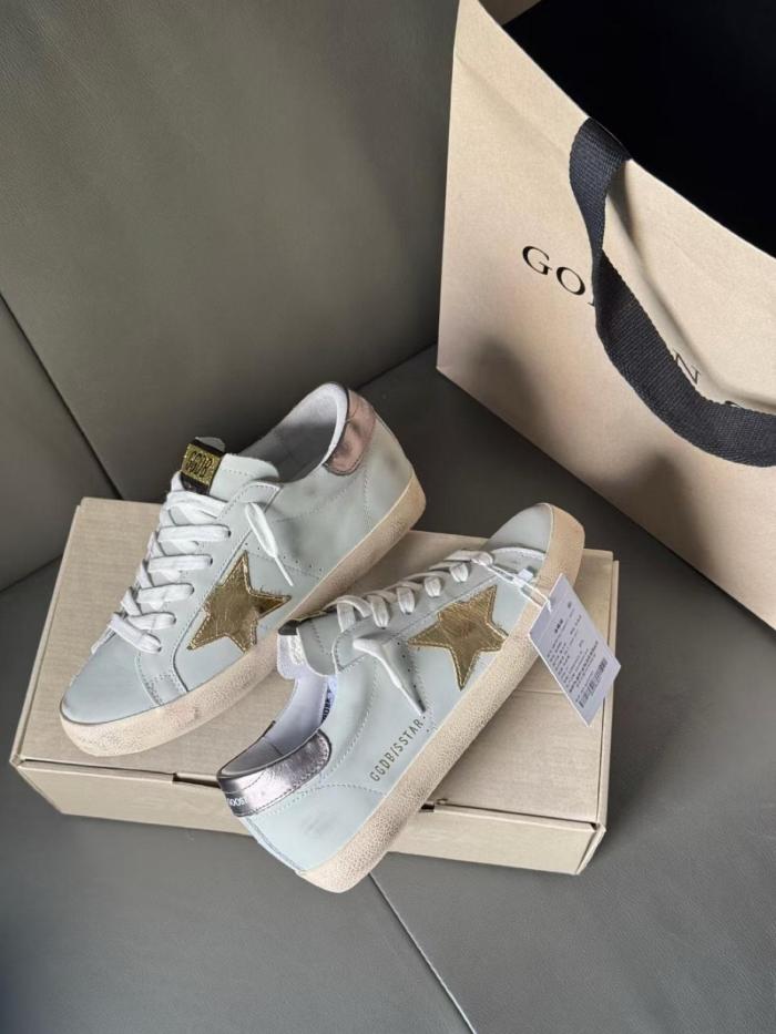 Golden Goose Super Star Low Top Skateboard Shoes White
