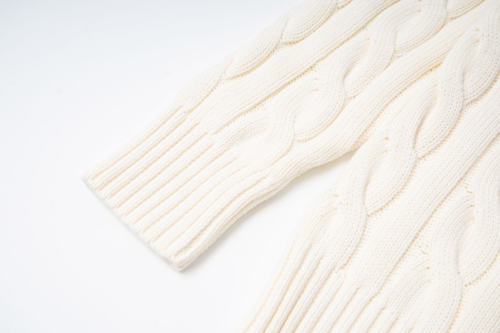 Polo Ralph Lauren Logo Embroidered Cable Knit Jumper