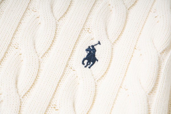 Polo Ralph Lauren Logo Embroidered Cable Knit Jumper