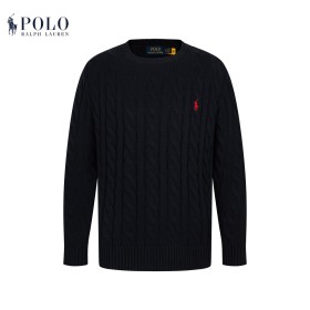 Polo Ralph Lauren Logo Embroidered Cable Knit Jumper