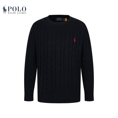 Polo Ralph Lauren Logo Embroidered Cable Knit Jumper
