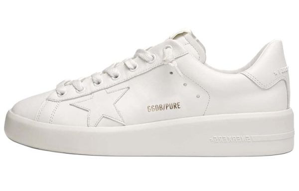 Golden Goose Purestar Stylish Skateboarding Shoes White