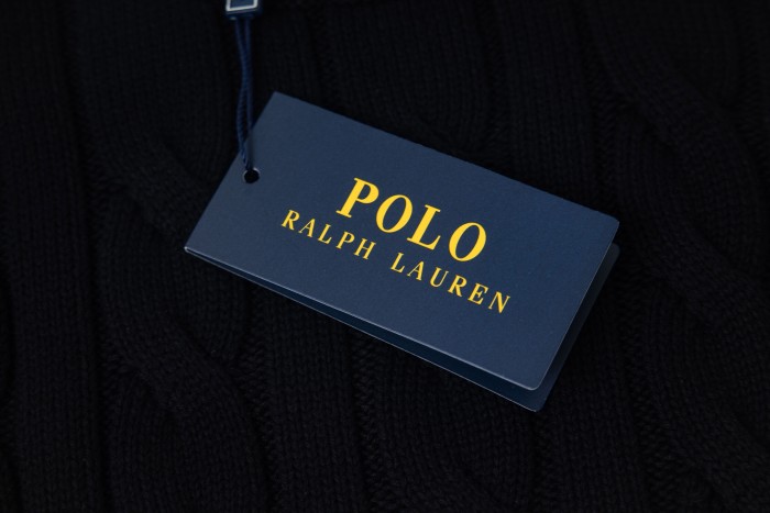 Polo Ralph Lauren Logo Embroidered Cable Knit Jumper