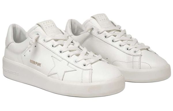 Golden Goose Purestar Stylish Skateboarding Shoes White