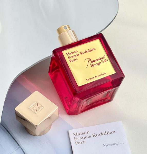 MAISON FRANCIS KURKDJIAN MFK Baccarat Rouge 540 Crystal Red Perfumes Potpourri Accord Parfum Saffron Ambergris