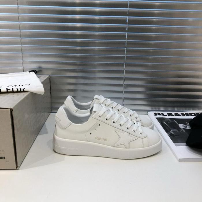 Golden Goose Purestar Stylish Skateboarding Shoes White
