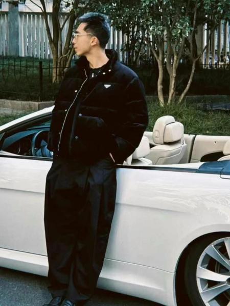 PRADA Down Jackets Men's Black