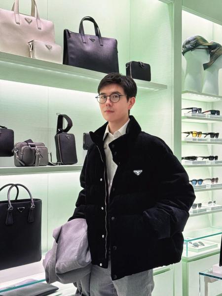 PRADA Down Jackets Men's Black