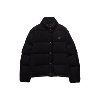 PRADA Down Jackets Men's Black