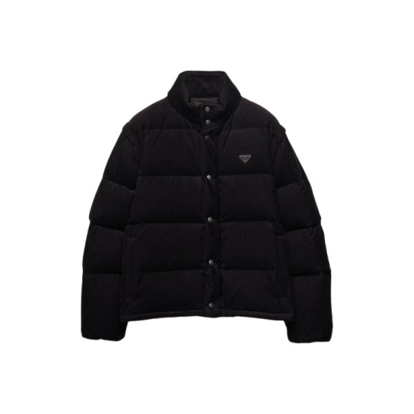 PRADA Down Jackets Men's Black