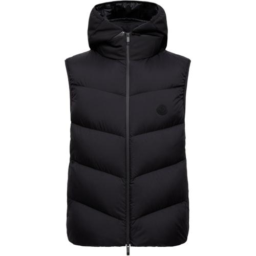 Moncler Guersac Hooded Diagonal Quilted Vest