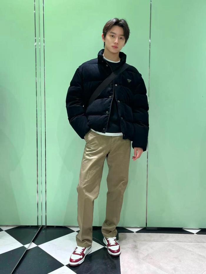 PRADA Down Jackets Men's Black