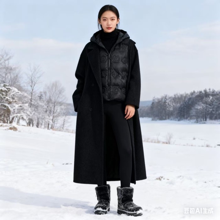  Louis Vuitton Guersac Hooded Diagonal Quilted Vest 