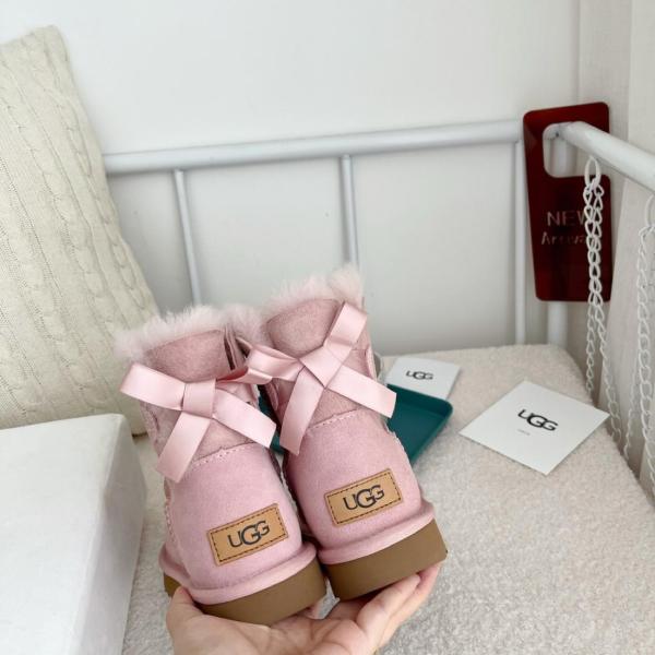 UGG Mini Baley Bow Ii Snow Boots Pink Women's