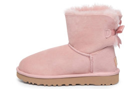 UGG Mini Baley Bow Ii Snow Boots Pink Women's