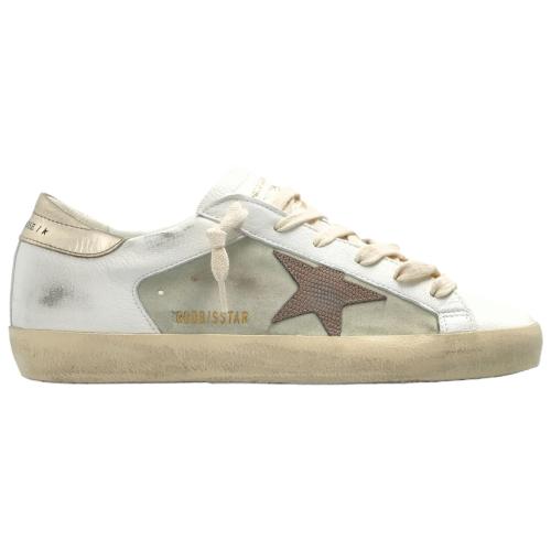 Golden Goose Superstar White Light Brown Platinum