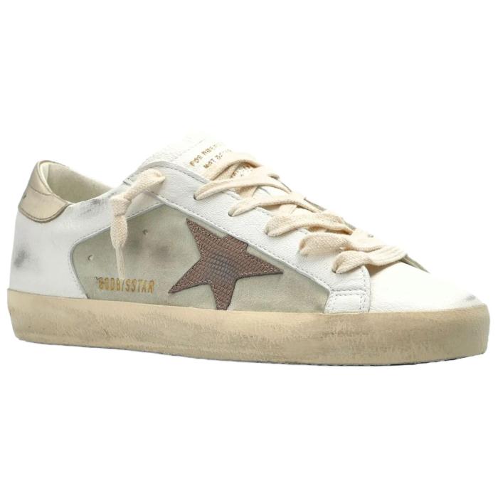Golden Goose Superstar White Light Brown Platinum