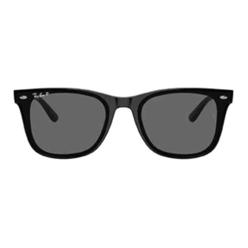 RayBan Injection Molded Square Sunglasses Unisex Black