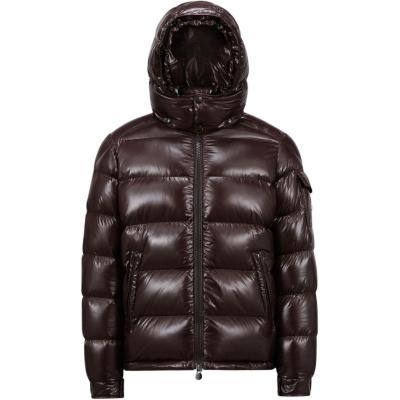 Moncler Maya Hooded Puffer Shiny Jacket