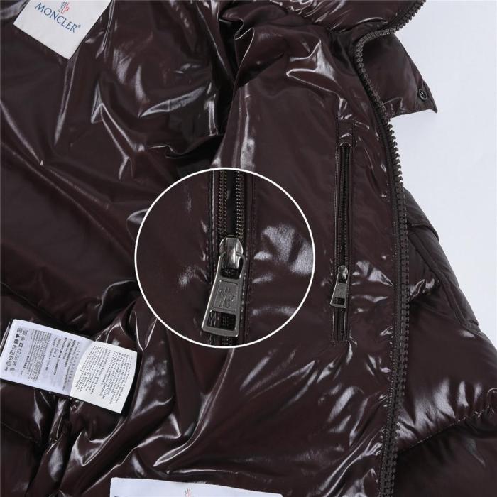Moncler Maya Hooded Puffer Shiny Jacket