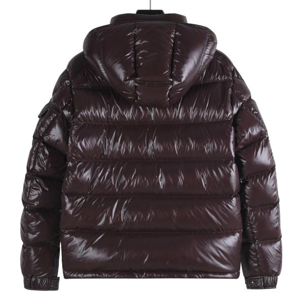 Moncler Maya Hooded Puffer Shiny Jacket