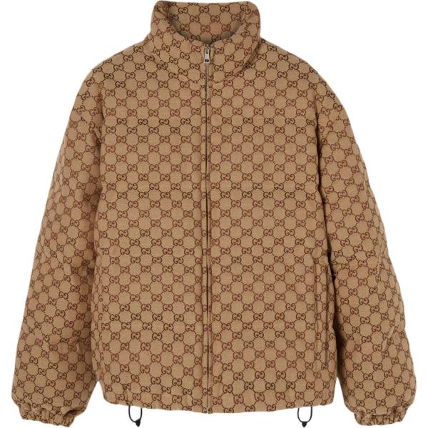 GUCCI Gg Zip Up Bomber Jacket