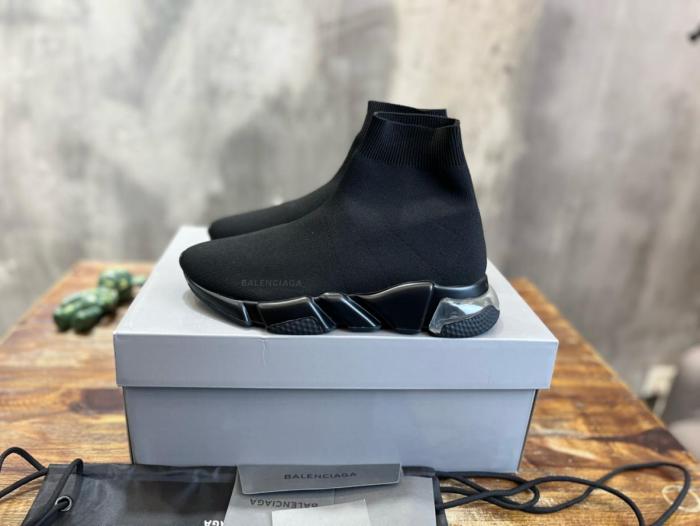 Balenciaga Speed Clear Sole Black