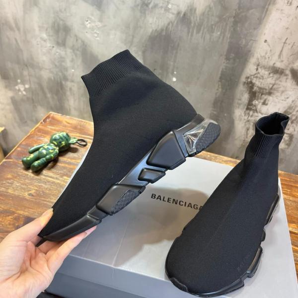 Balenciaga Speed Clear Sole Black