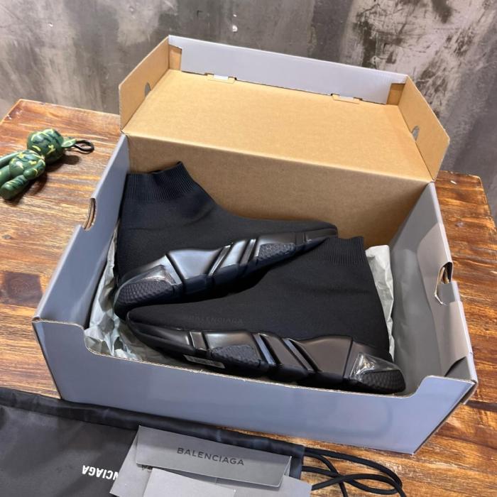 Balenciaga Speed Clear Sole Black