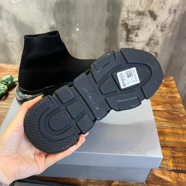 Balenciaga Speed Clear Sole Black