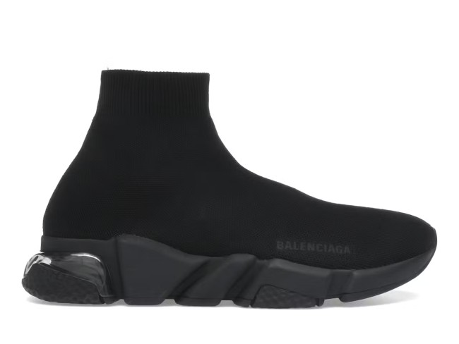 Balenciaga Speed Clear Sole Black